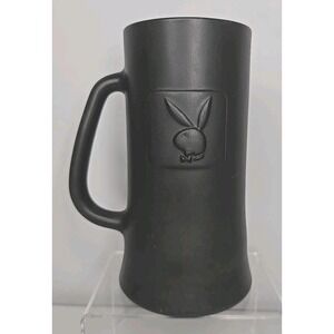 Vintage Playboy Bunny Logo Beer Stein/ Mug Grey/ Black Playboy Club